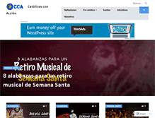 Tablet Screenshot of catolicosconaccion.com